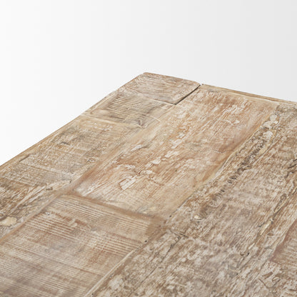 McArthur Reclaimed Wood Dining Table-Dining Tables-Mercana-LOOMLAN