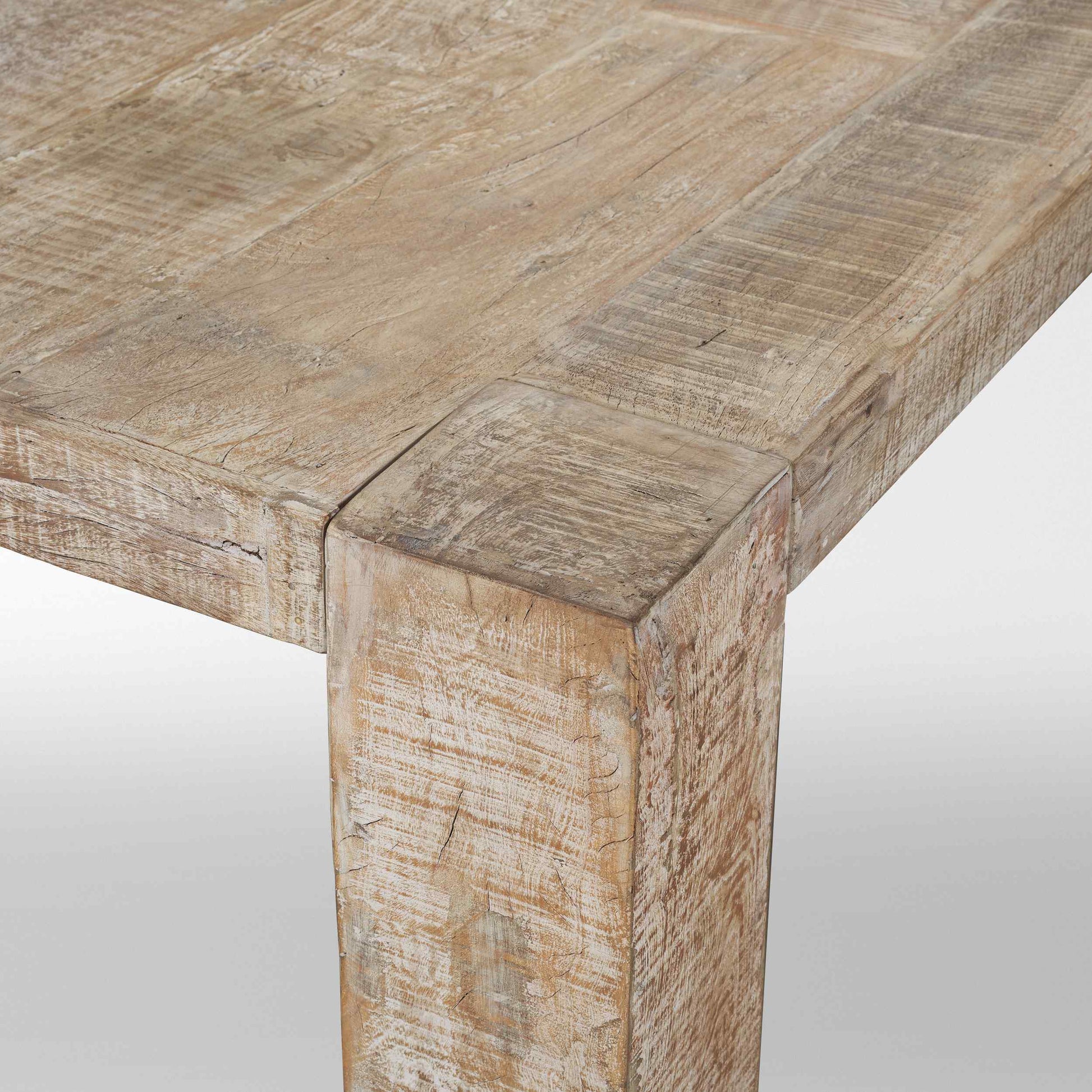 McArthur Reclaimed Wood Dining Table-Dining Tables-Mercana-LOOMLAN