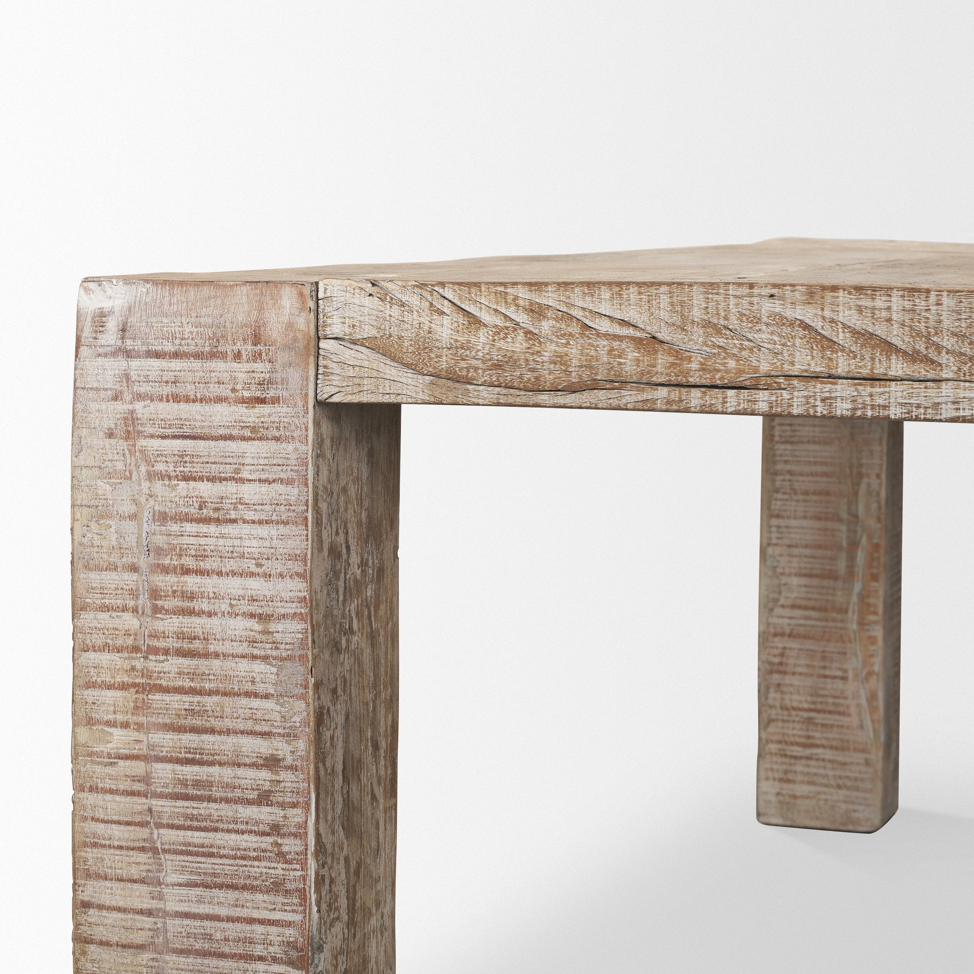 McArthur Reclaimed Wood Dining Table-Dining Tables-Mercana-LOOMLAN
