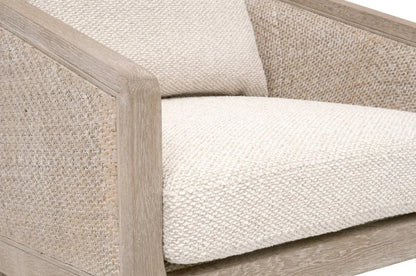 McGuire White Fabric Counter Stool - LOOMLAN - Essentials For Living - Counter Stools