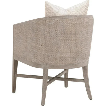 McGuire Wood Brown Arm Chair - LOOMLAN - Essentials For Living - Accent Chairs