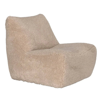 Mcclain Teddy Fleece Camel Swivel Chair - LOOMLAN - Noir - Club Chairs