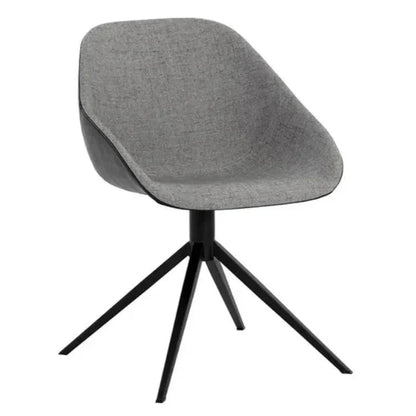 Mccoy Leather Swivel Dining Chair - LOOMLAN - SUNPAN - Dining Chairs