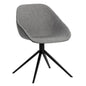 Mccoy Leather Swivel Dining Chair - LOOMLAN - SUNPAN - Dining Chairs
