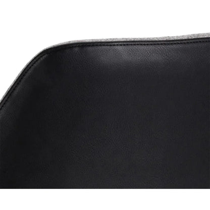 Mccoy Leather Two Toned Seat Counter Stool - LOOMLAN - SUNPAN - Counter Stools