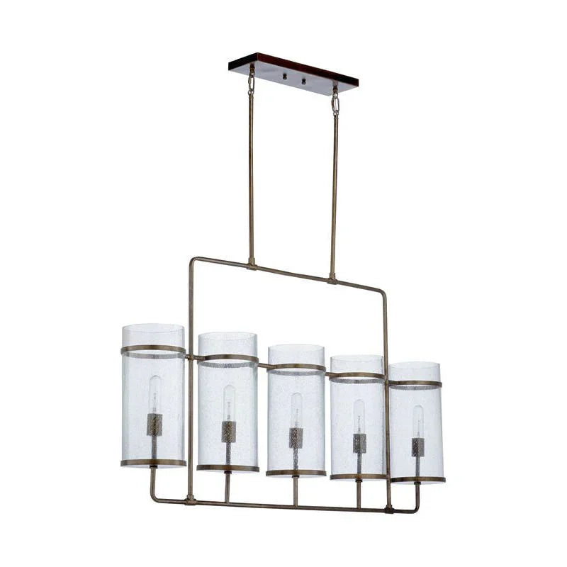 Mcguire Bronze Glass Globes Chandelier - LOOMLAN - Wildwood - Chandeliers