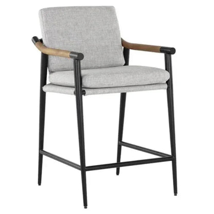 Meadow Fabric Counter Stool - LOOMLAN - SUNPAN - Counter Stools