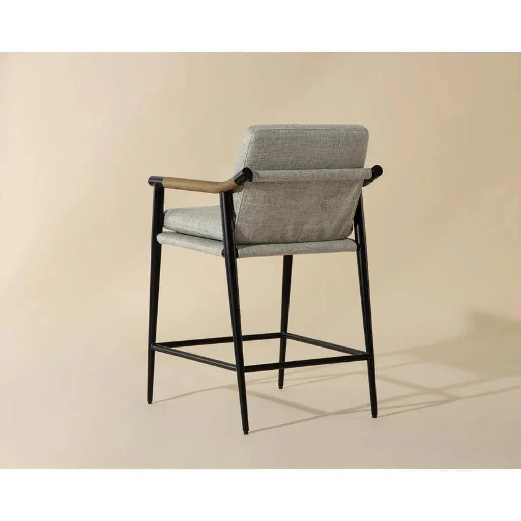 Meadow Fabric Counter Stool - LOOMLAN - SUNPAN - Counter Stools