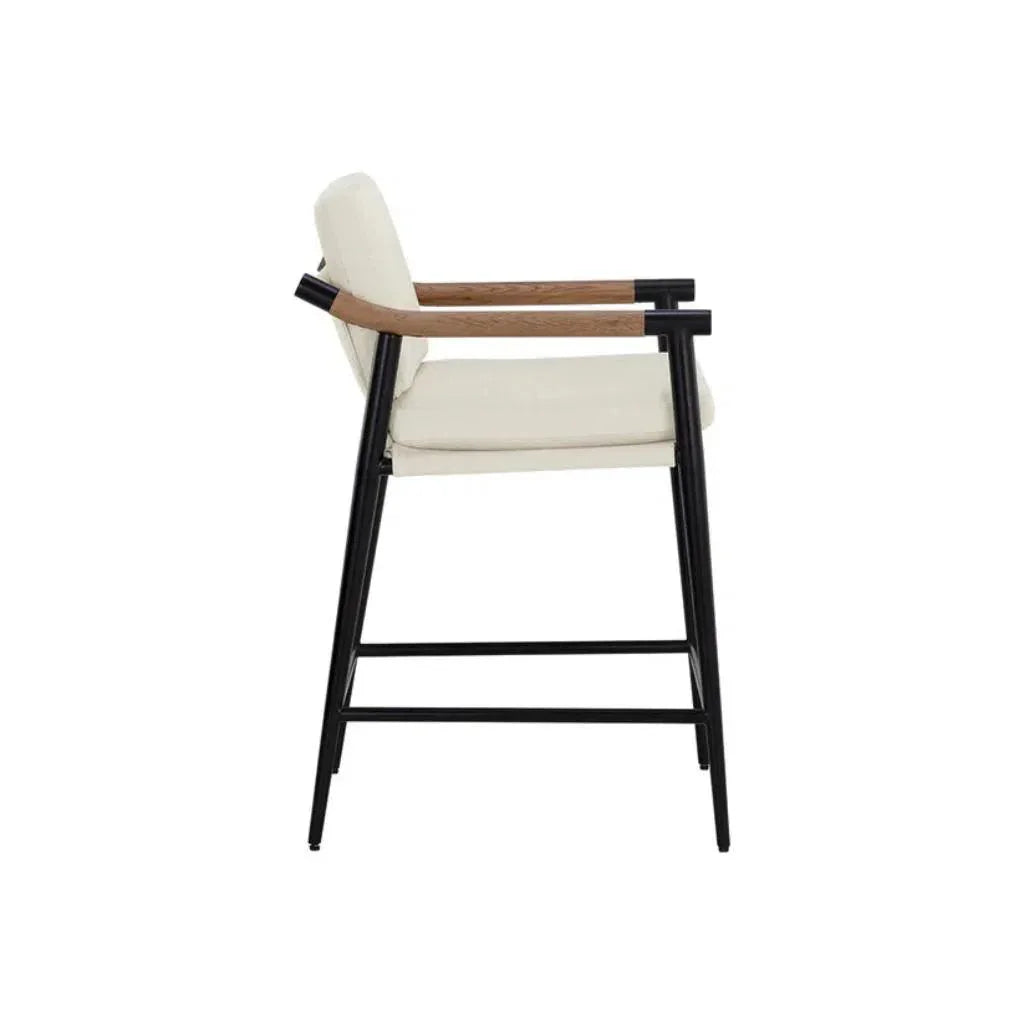 Meadow Fabric Counter Stool - LOOMLAN - SUNPAN - Counter Stools