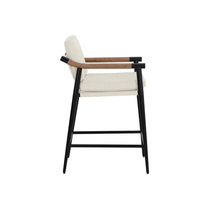 Meadow Fabric Counter Stool - LOOMLAN - SUNPAN - Counter Stools