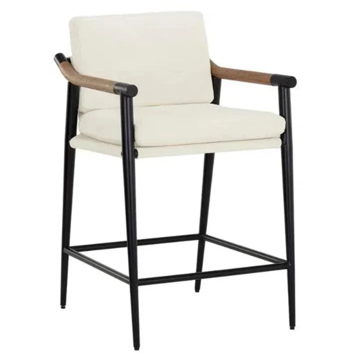 Meadow Fabric Counter Stool - LOOMLAN - SUNPAN - Counter Stools