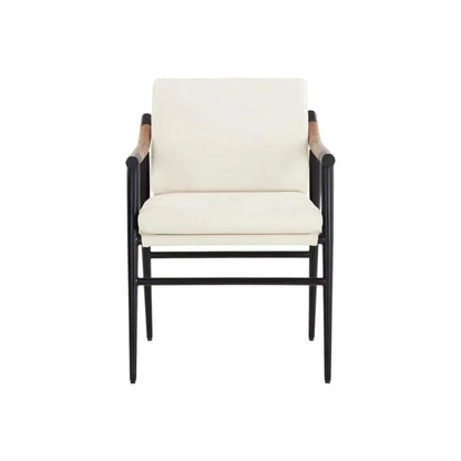 Meadow Fabric Dining Armchair - LOOMLAN - SUNPAN - Dining Chairs