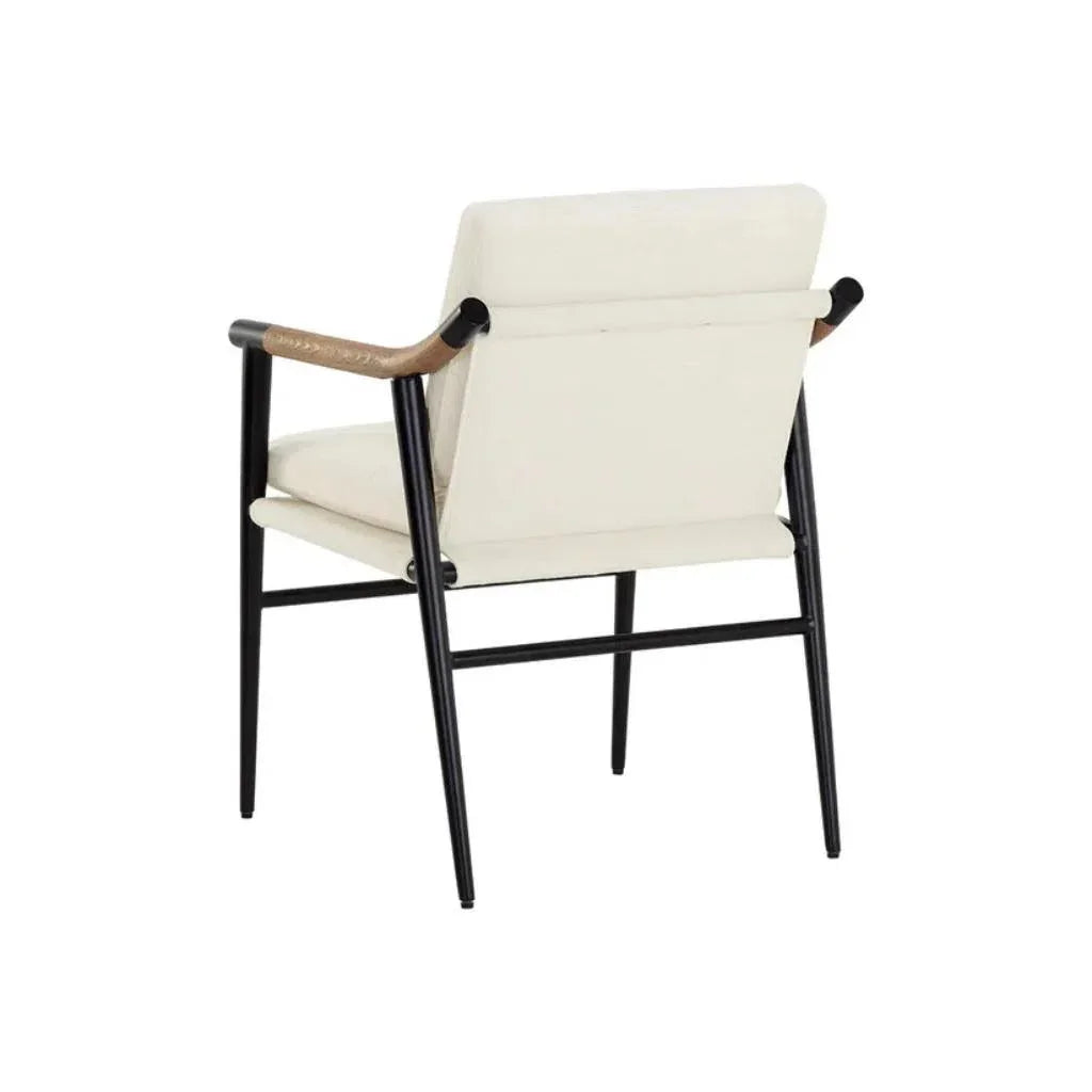 Meadow Fabric Dining Armchair - LOOMLAN - SUNPAN - Dining Chairs