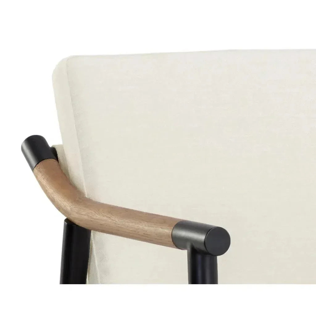 Meadow Fabric Dining Armchair - LOOMLAN - SUNPAN - Dining Chairs