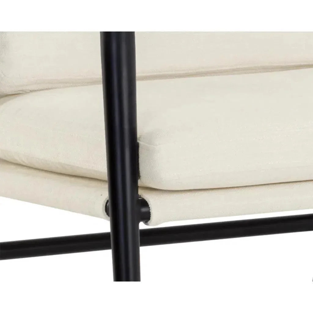 Meadow Fabric Dining Armchair - LOOMLAN - SUNPAN - Dining Chairs