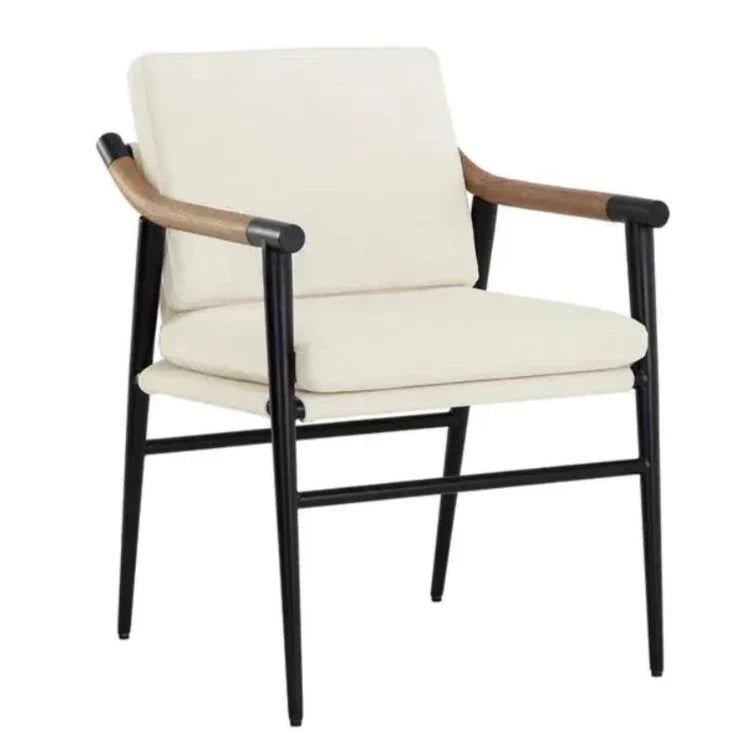Meadow Fabric Dining Armchair - LOOMLAN - SUNPAN - Dining Chairs
