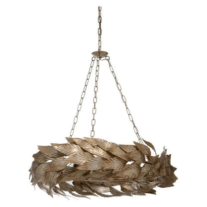 Meadow Silver Swooping Leaves Chandelier - LOOMLAN - Chelsea House - Chandeliers