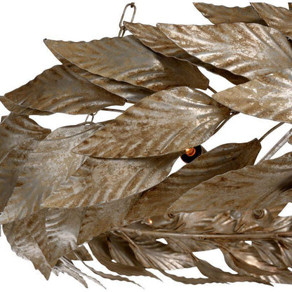 Meadow Silver Swooping Leaves Chandelier - LOOMLAN - Chelsea House - Chandeliers