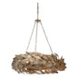 Meadow Silver Swooping Leaves Chandelier - LOOMLAN - Chelsea House - Chandeliers