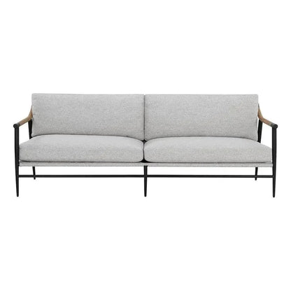 Meadow Sofa Vault Fog Mid - Century Stain Resistant - LOOMLAN - SUNPAN - Sofas & Loveseats
