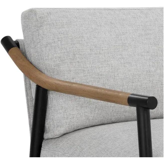 Meadow Sofa Vault Fog Mid - Century Stain Resistant - LOOMLAN - SUNPAN - Sofas & Loveseats