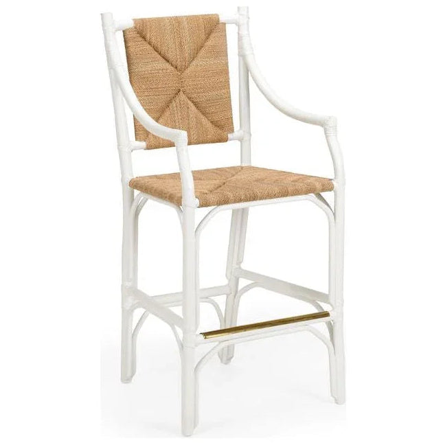 Mecklenburg Rattan Frame Bar Stool - LOOMLAN - Chelsea House - Bar Stools