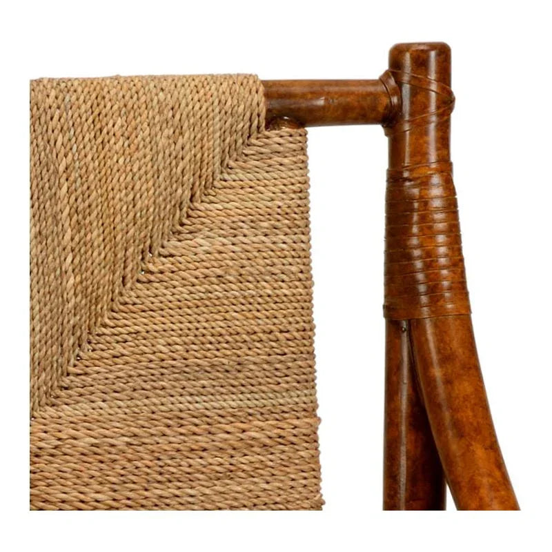 Mecklenburg Rattan Frame Brown Chair - LOOMLAN - Chelsea House - Club Chairs