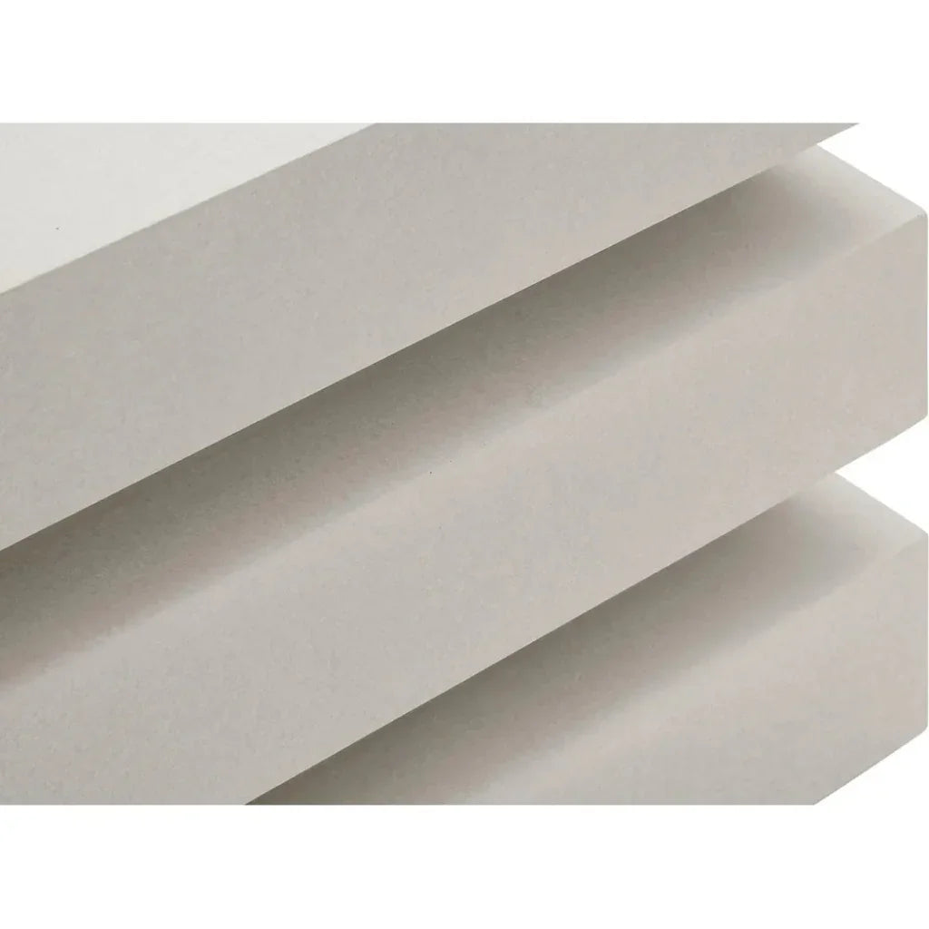 Meditation Block Short - White Outdoor End Table - LOOMLAN - Seasonal Living - Outdoor Side Tables