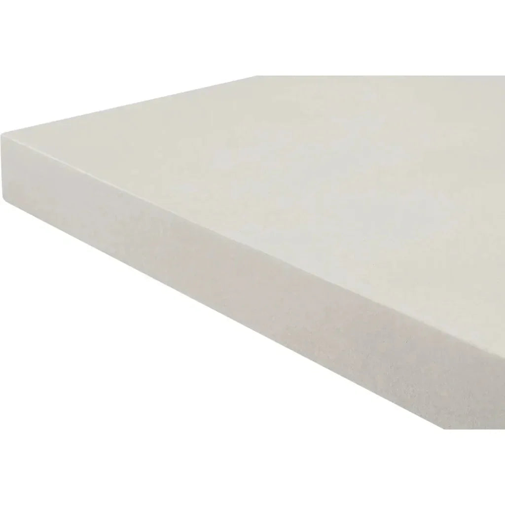 Meditation Rectangle White Outdoor Dining Table-Outdoor Dining Tables-Seasonal Living-LOOMLAN