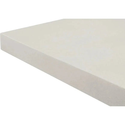 Meditation Rectangle White Outdoor Dining Table-Outdoor Dining Tables-Seasonal Living-LOOMLAN