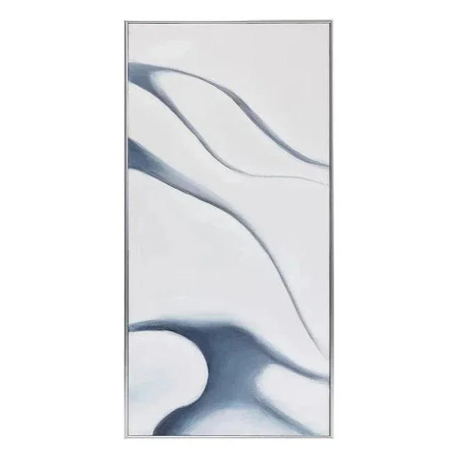 Meditation Wall Art Set Of 3 Silver Floater - LOOMLAN - SUNPAN - Canvas Art