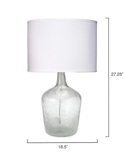 Medium Plum Glass Jar Table Lamp
