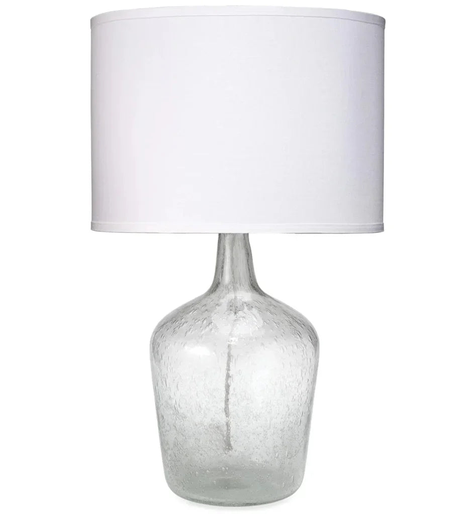 Medium Plum Glass Jar Table Lamp