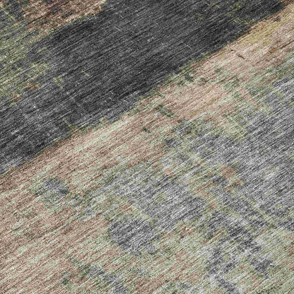 Mehriza Brown Washable Indoor - Outdoor Rug - LOOMLAN - LOOMLAN Rugs - Outdoor Rugs