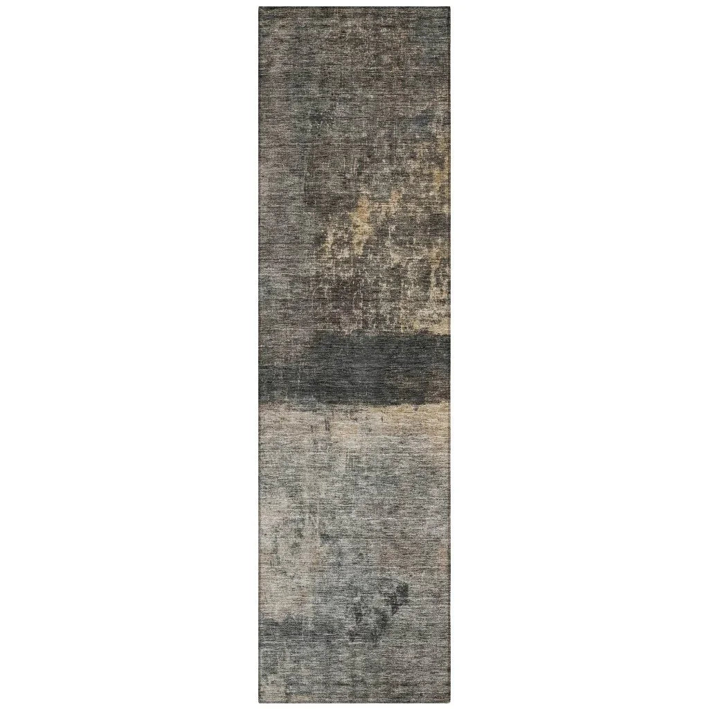 Mehriza Brown Washable Indoor - Outdoor Rug - LOOMLAN - LOOMLAN Rugs - Outdoor Rugs