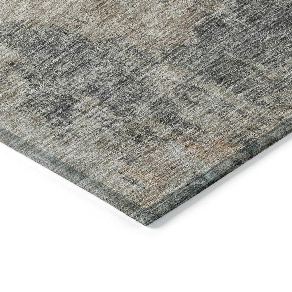 Mehriza Brown Washable Indoor - Outdoor Rug - LOOMLAN - LOOMLAN Rugs - Outdoor Rugs