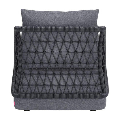 Mekan Gray Armless Accent Chair-Outdoor Accent Chairs-Zuo Modern-LOOMLAN