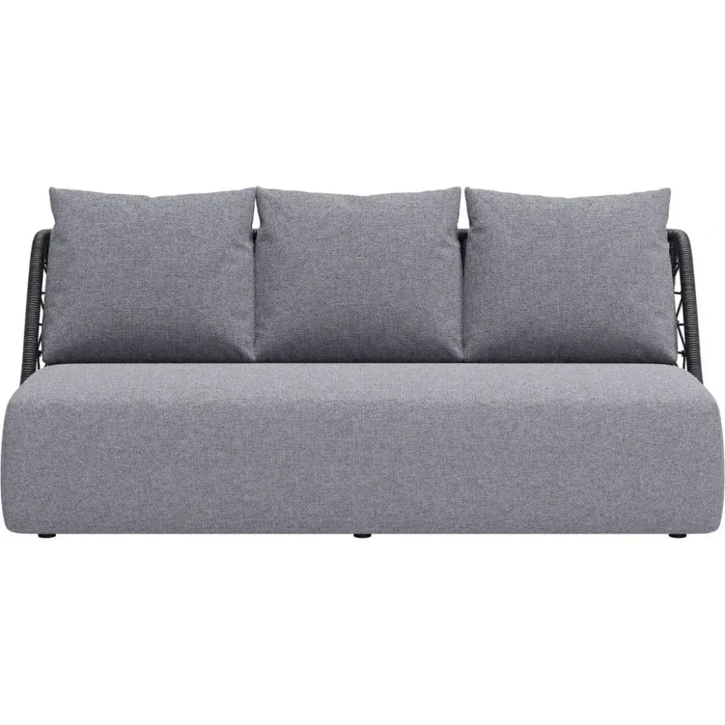 Mekan Gray Sofa - LOOMLAN - Zuo Modern - Outdoor Sofas & Loveseats