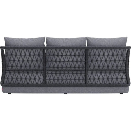 Mekan Gray Sofa - LOOMLAN - Zuo Modern - Outdoor Sofas & Loveseats