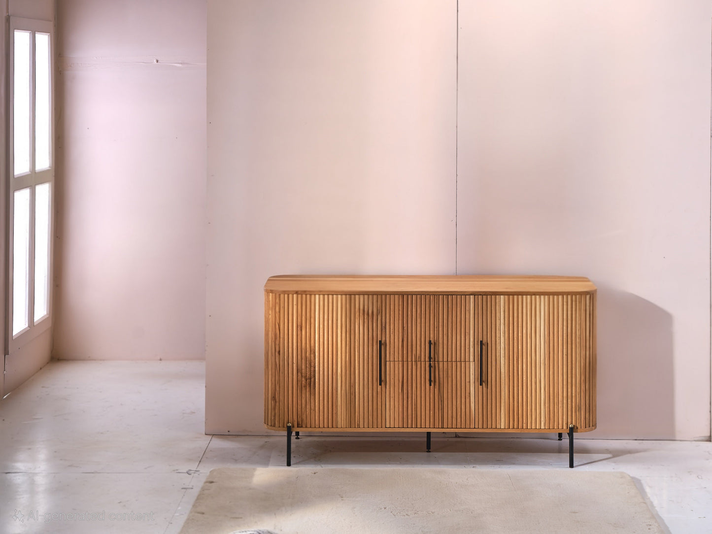 Melaneth Wooden Brown Sideboard