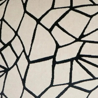 Melawi Abstract Black Large Throw Pillow Insert - LOOMLAN - D.V. Kap - Throw Pillows