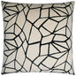 Melawi Abstract Black Large Throw Pillow Insert - LOOMLAN - D.V. Kap - Throw Pillows