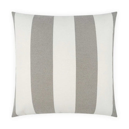 Melbourne Handmade Outdoor Pillow-Outdoor Pillows-D.V. Kap-Grey-Square-LOOMLAN