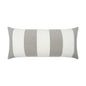 Melbourne Handmade Outdoor Pillow-Outdoor Pillows-D.V. Kap-Grey-Lumbar-LOOMLAN