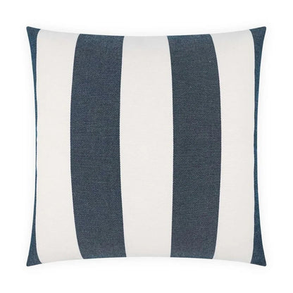 Melbourne Handmade Outdoor Pillow-Outdoor Pillows-D.V. Kap-Blue-Square-LOOMLAN
