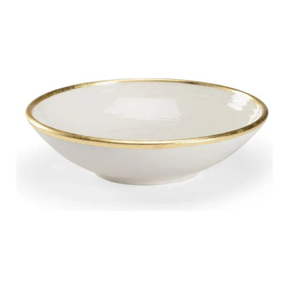 Melchio Ceramic Made White Bowl - LOOMLAN - Wildwood - Boxes & Bowls