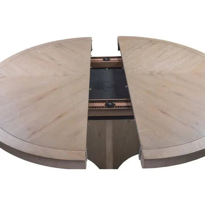 Melia Light Sand Finished Wooden Dining Set-Dining Table Sets-Panama Jack-LOOMLAN