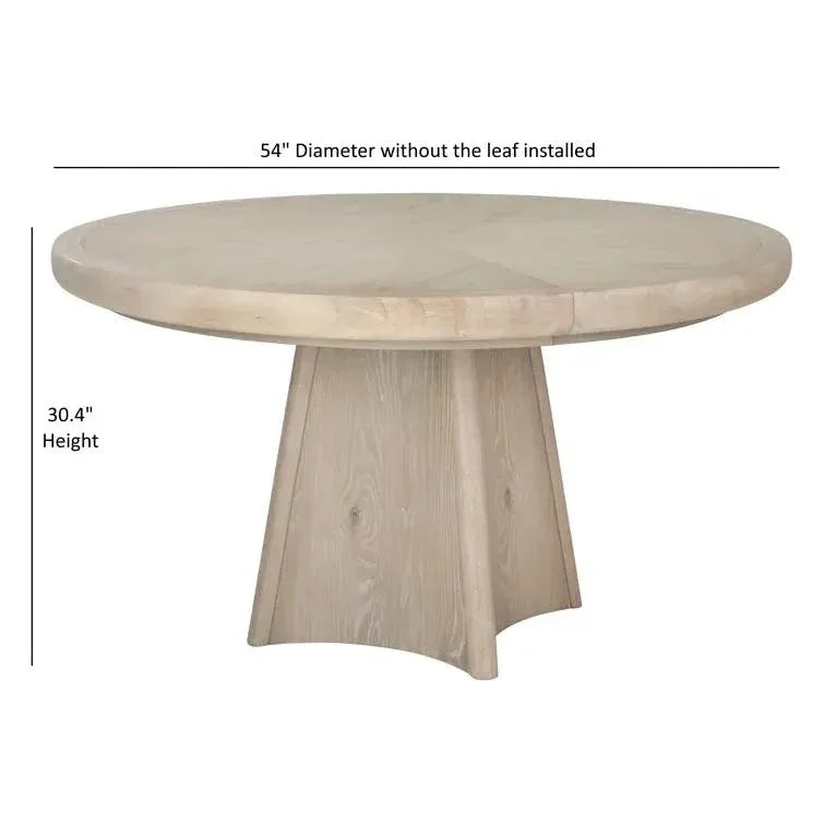 Melia Light Sand Finished Wooden Dining Set-Dining Table Sets-Panama Jack-LOOMLAN