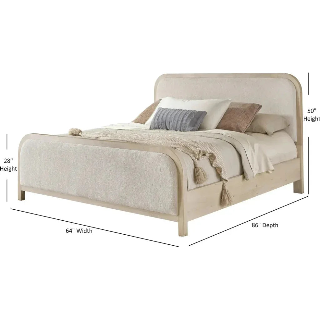 Melia Light Sand Low Profile Bed Frame - LOOMLAN - Panama Jack - Beds