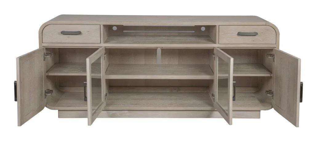 Melia Wood Brown Entertainment Unit - LOOMLAN - Panama Jack - TV Stands & Media Centers